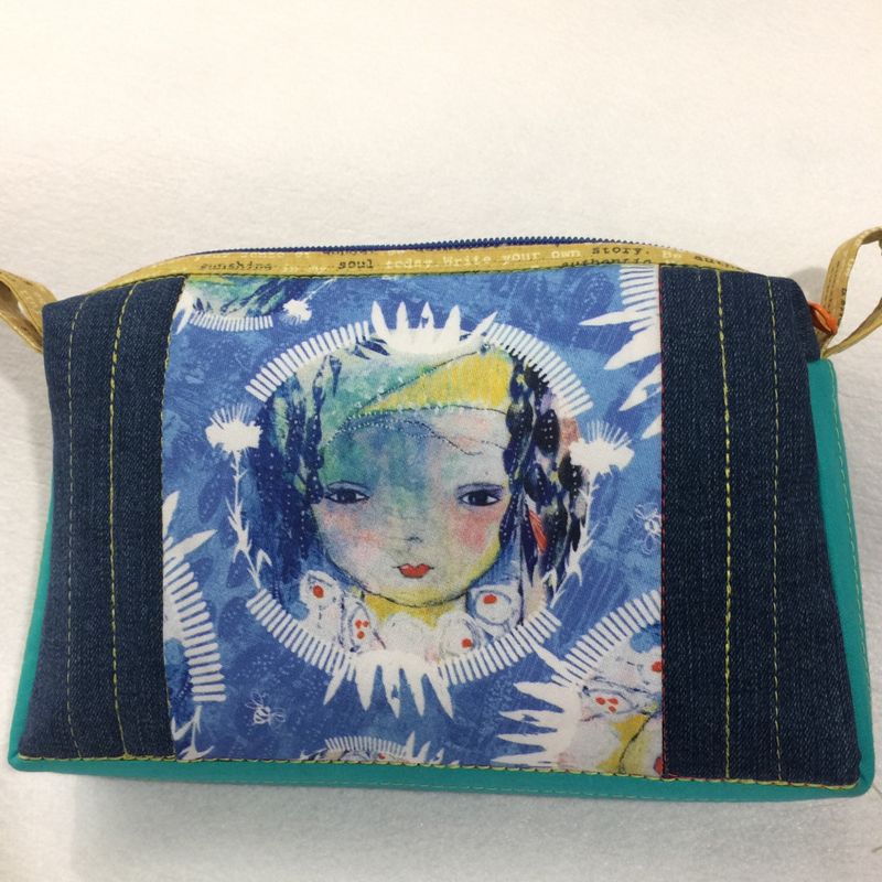 Spirit i blått og grønt  4x30cm