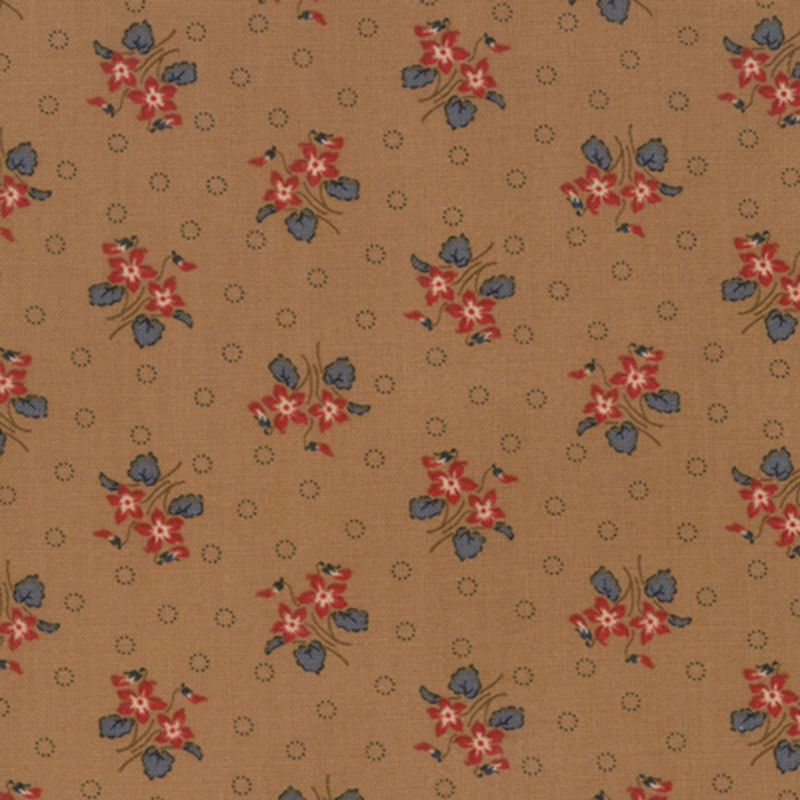 Koselige blomster på vakker brun bunn
