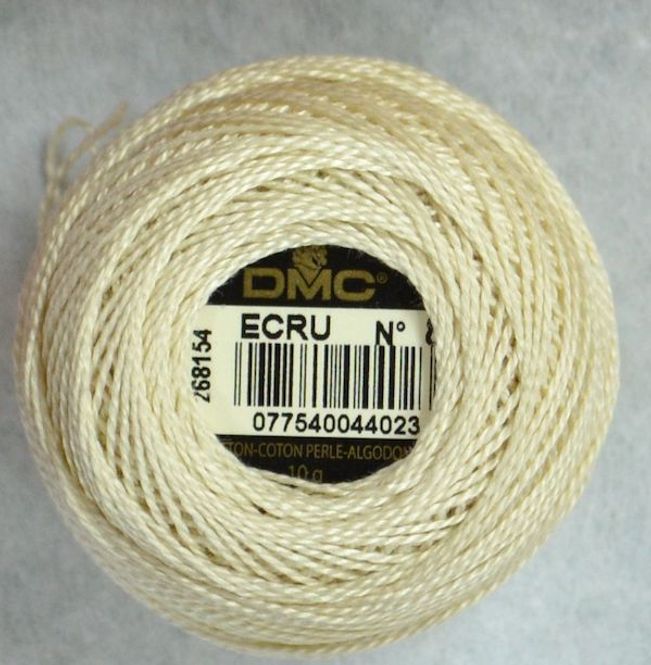 Hovedbilde DMC Perlegarn 8  - Ecru 
