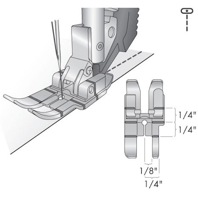 1/4 inch quiltefot  