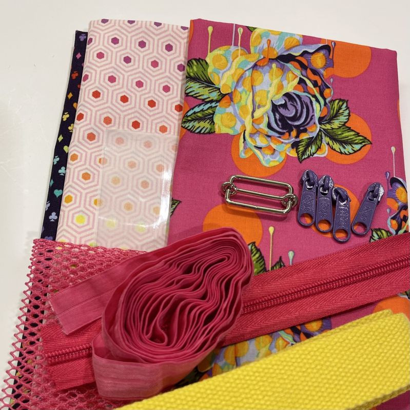 Bobil-mappe - rosa Tula pink