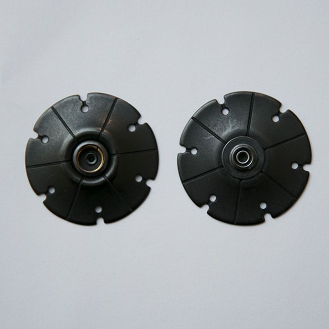Hovedbilde Trykk knapp - svart 4cm