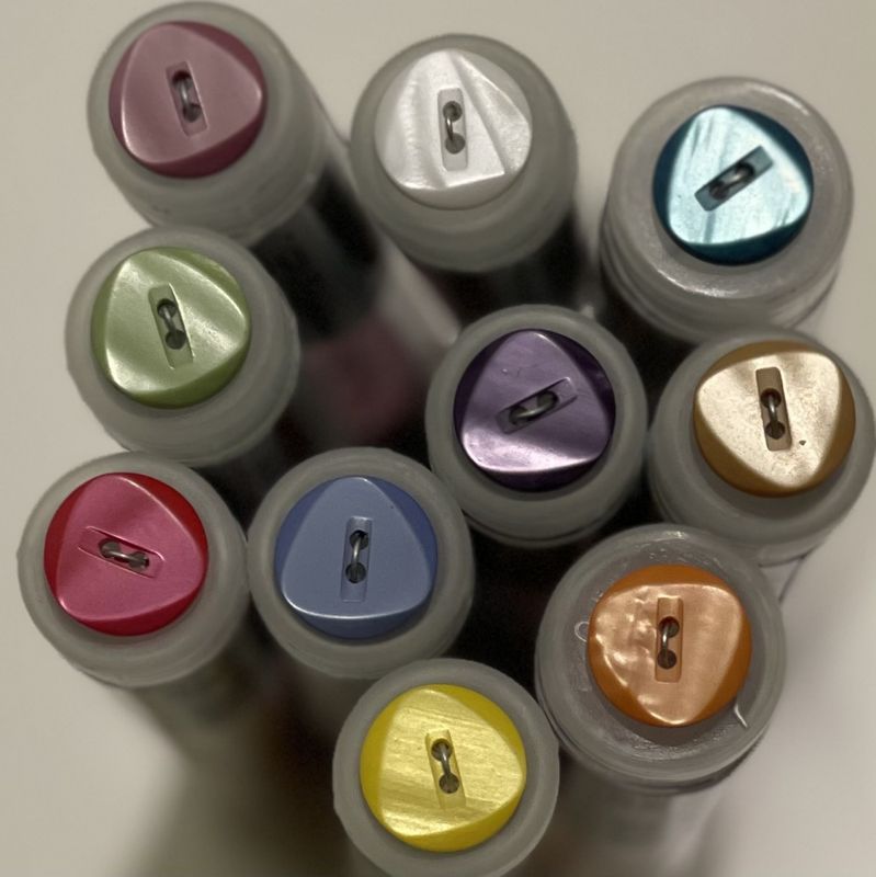 Knapper - plast 15mm 