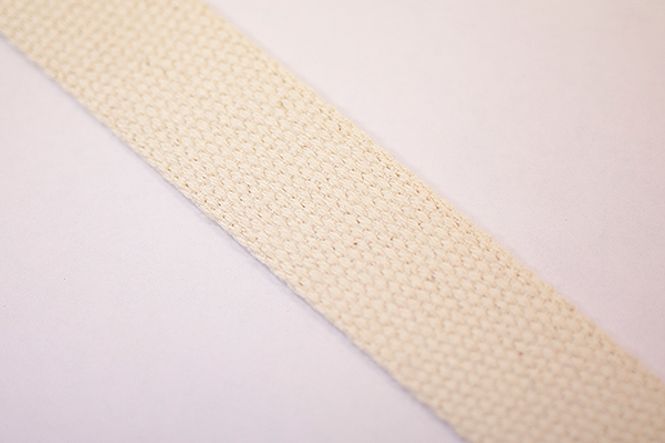 Hovedbilde Webbing - ecru  4cm bredde 1m