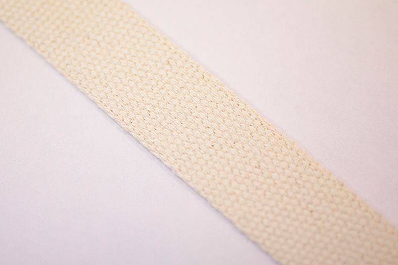 Webbing - ecru  4cm bredde 1m