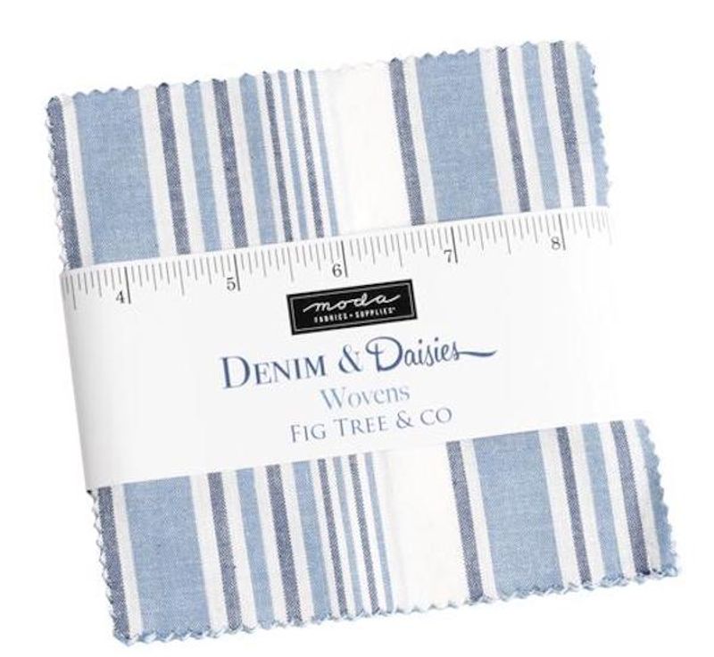 Charmpakke  - Denim daisies