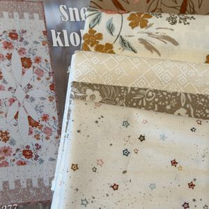 Snøklokke-  stoffpakke (orginalstoffer - nok til 1 løper)