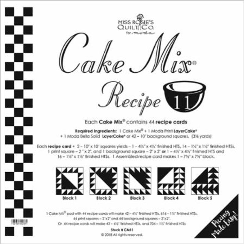 Cake Mix  - 11 **