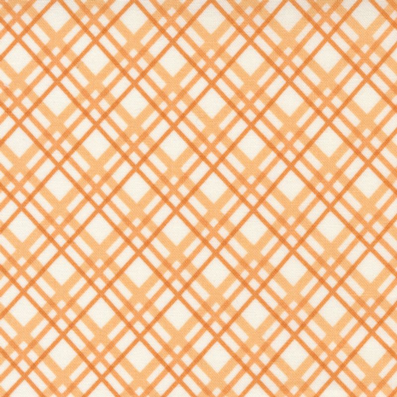 Diagonale ruter i orange - 30cm