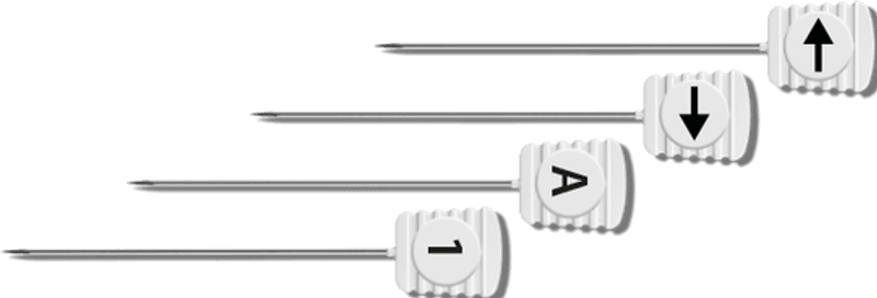 Magic Pins - Bokstaver, tall og piler
