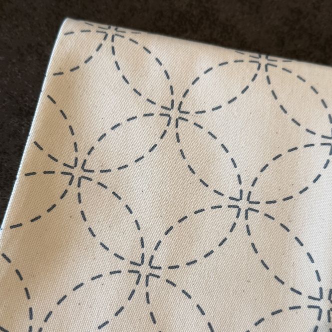 Hovedbilde Sashiko trykk -  orange peel
