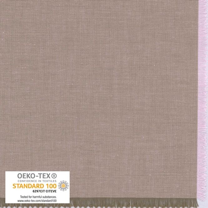 Hovedbilde Chambray vevd - støvet rosa