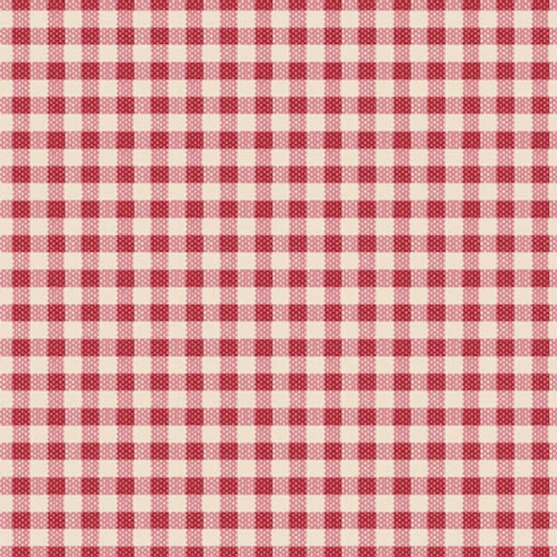 Tilda - Creating memories  Gingham Red