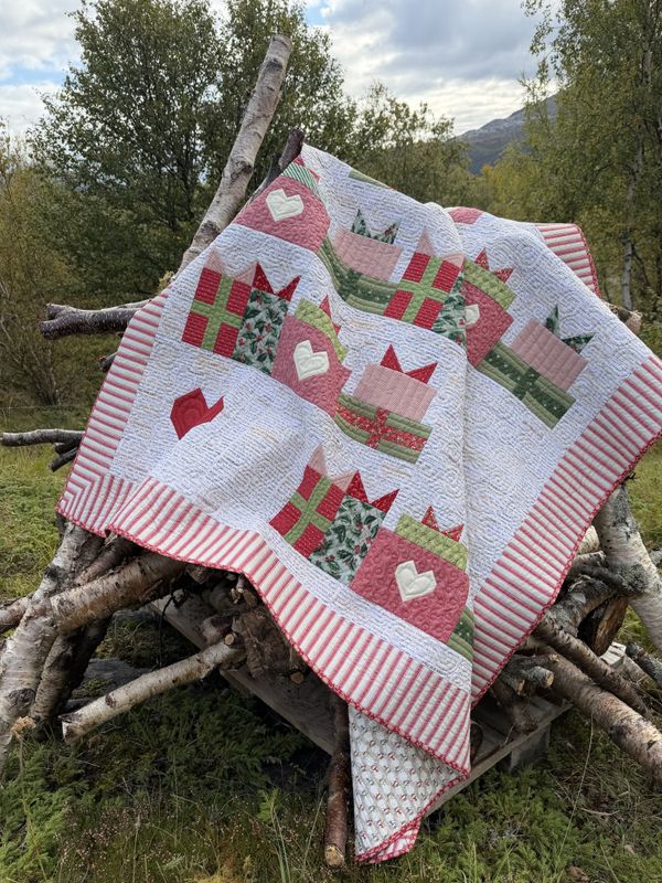 Til inspirasjon - en koselig julequilt 