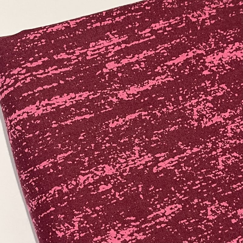 Ruby star - krakelering på  mørk mørk rosa