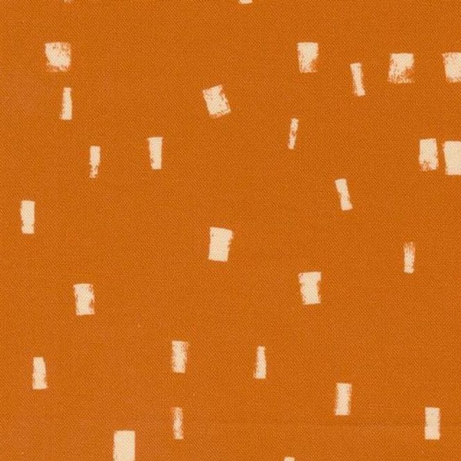 Hovedbilde Mørk orange med hvite små ...
