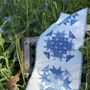 Something Blue og jorbærstjerner stoffpakke (inkl 80cm hvitt stoff)